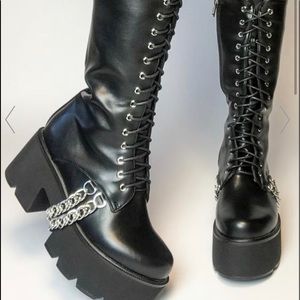 lamoda lose yourself boots size 8 like new